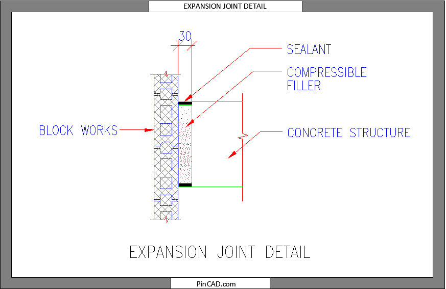 expansion joint detail