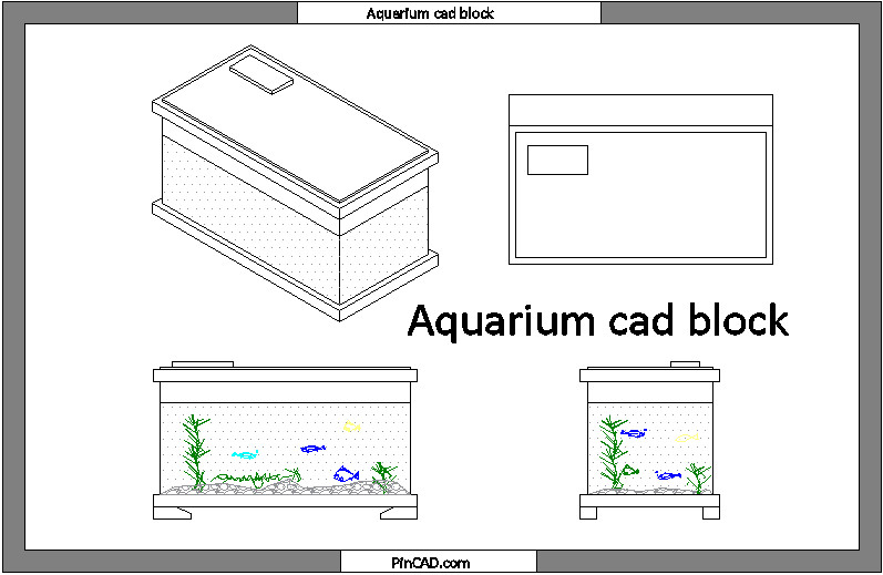 aquarium cad block
