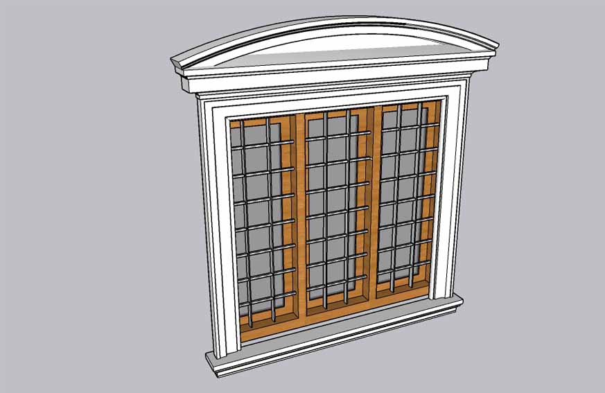 glass window sketchup