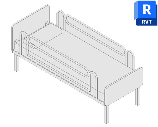 hospital bed revit family
