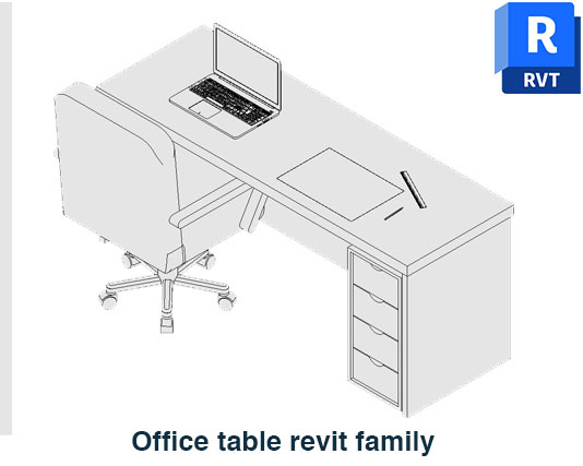 office table revit family