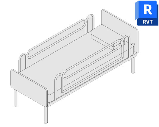 patient bed revit family